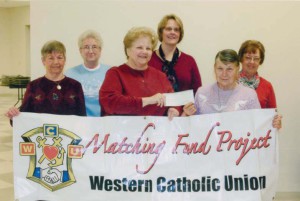 Donation to St. Bernadette's Sodality